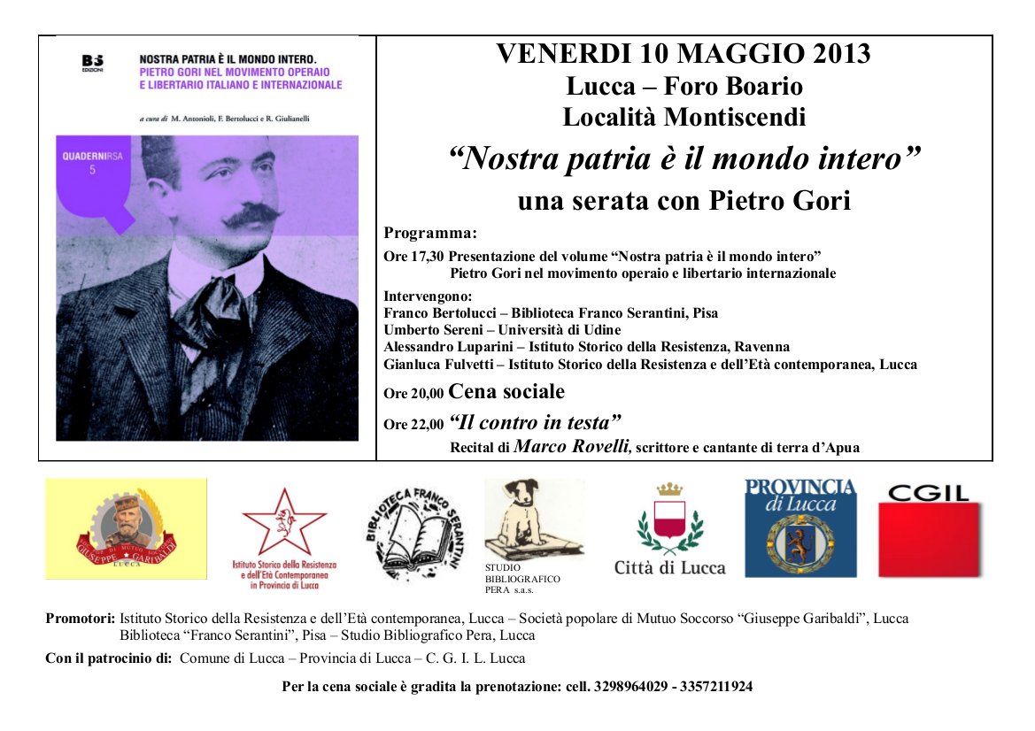 pietro gori evento