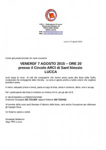 cena rifondazione lucca