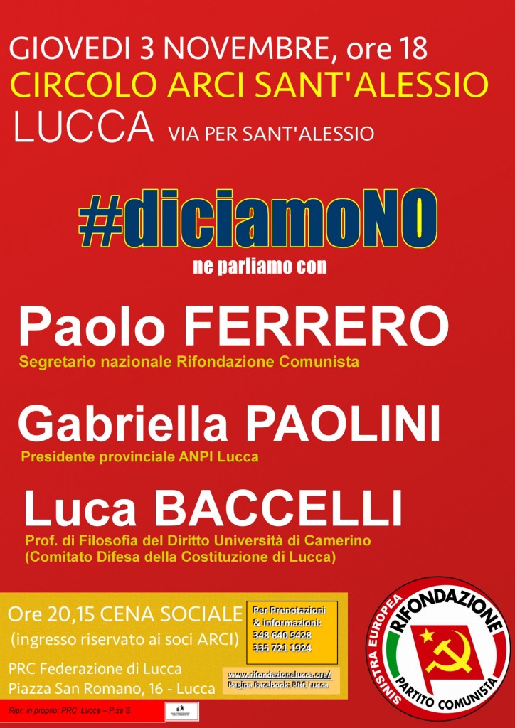 #diciamoNO